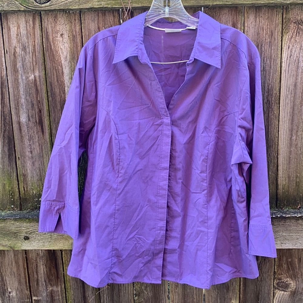 Riders by Lee purple button Down shirt sz. XL